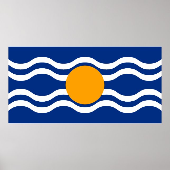 Flagga of Väster Indies Federation Poster (Framsidan)