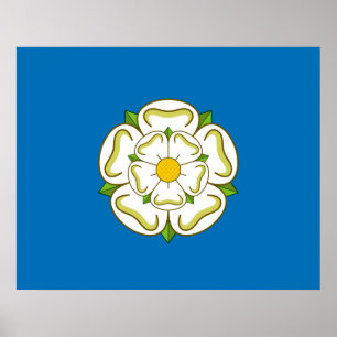 Flagga of Yorkshire (Engelska distriktet) Poster