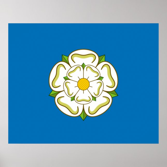 Flagga of Yorkshire (Engelska distriktet) Poster (Framsidan)