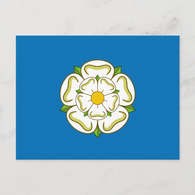 Flagga of Yorkshire (Engelska distriktet) Vykort (Framsida)