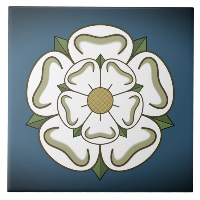 Flagga of Yorkshire (UK) Kakelplatta (Framsidan)