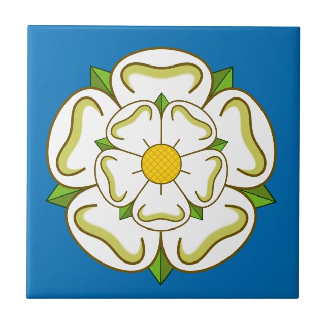 Flagga of Yorkshire (UK) Kakelplatta (Framsidan)