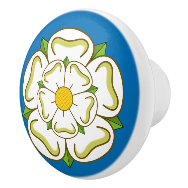 Flagga of Yorkshire (UK) Knopp (Höger)