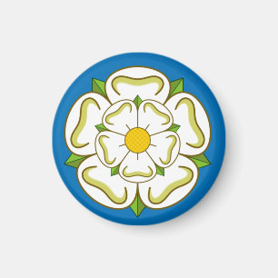 Flagga of Yorkshire (UK) Magnet