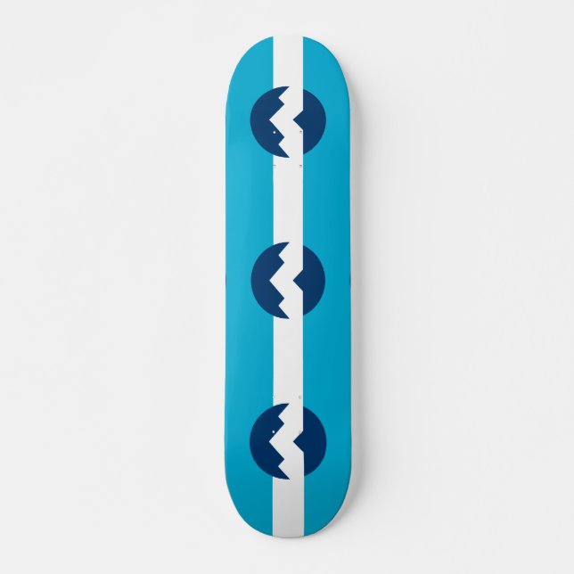 Flagga Ogden, Utah Mini Skateboard Bräda 18,5 Cm (Framsida)