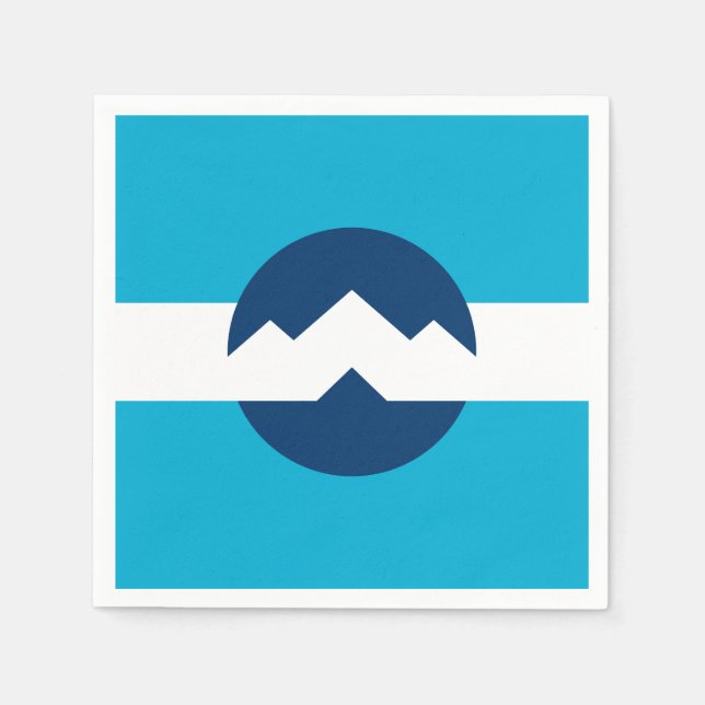 Flagga Ogden, Utah Pappersservett (Framsidan)