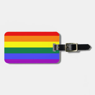 Flagga om HBT-Pride Bagagebricka