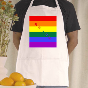 Flagga om HBT-Pride Förkläde