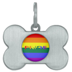Flagga om HBT-Pride ID-bricka Husdjur