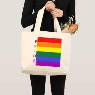Flagga om HBT-Pride Jumbo Tygkasse