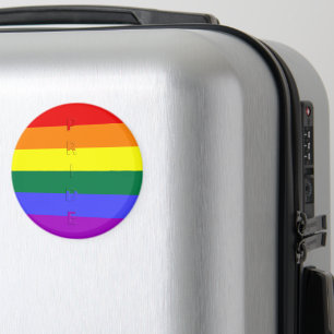 Flagga om HBT-Pride Magnet