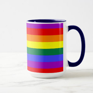 Flagga om HBT-Pride Mugg