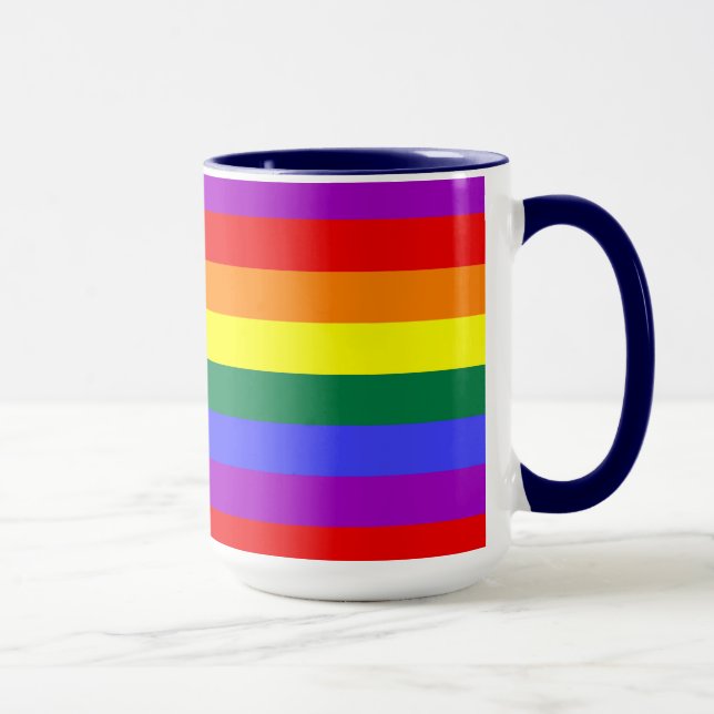 Flagga om HBT-Pride Mugg (Höger)