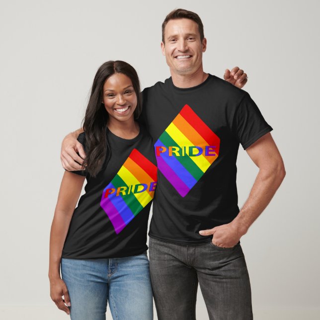 Flagga om HBT-Pride Tee Shirt (Unisex)