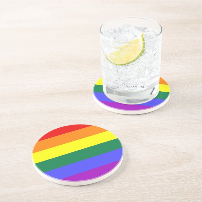 Flagga om HBT-Pride Underlägg (Sidan)