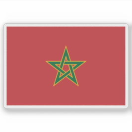 flagga om royal till Marocko Klistermärken