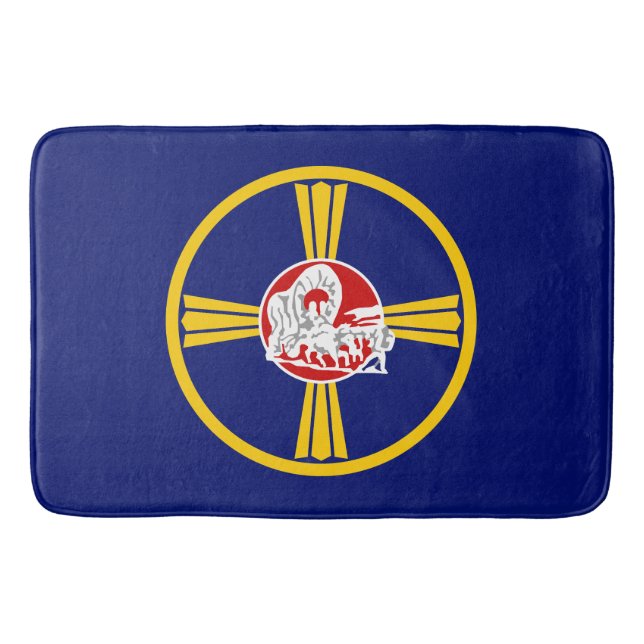 Flagga Omaha (Nebraska) Badrumsmatta (Framsidan)