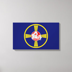 Flagga Omaha (Nebraska) Canvastryck