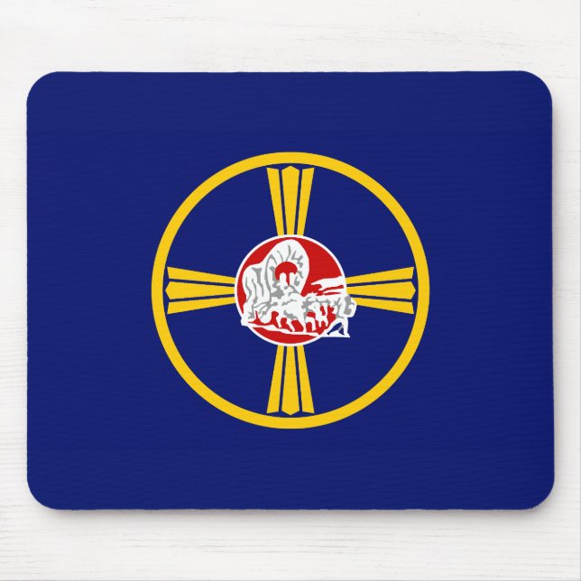 Flagga Omaha (Nebraska) Musmatta (Framsidan)