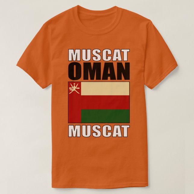 Flagga Oman T Shirt (Design framsida)