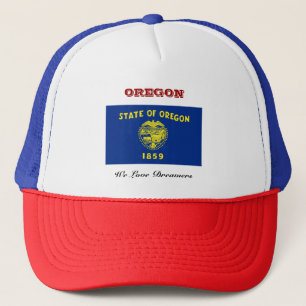 Flagga Oregon Keps