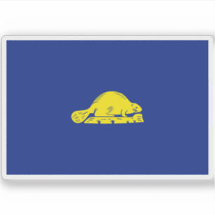 Flagga Oregon Klistermärken