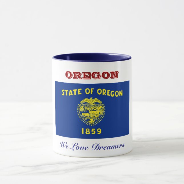 Flagga Oregon Mugg (Center)