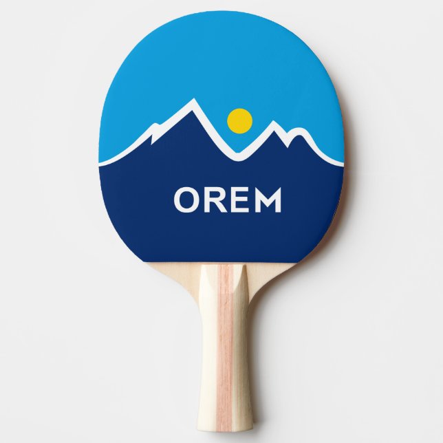 Flagga Orem, Utah Pingisracket (Framsidan)