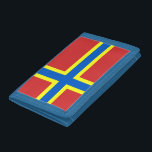 Flagga Orkney<br><div class="desc">Plånbok med utformning med en flagga av det historiska grevskapet Orkney, i Skottland, Underbar Storbritannien; röd flagga med blå och gult Nordiska kor</div>