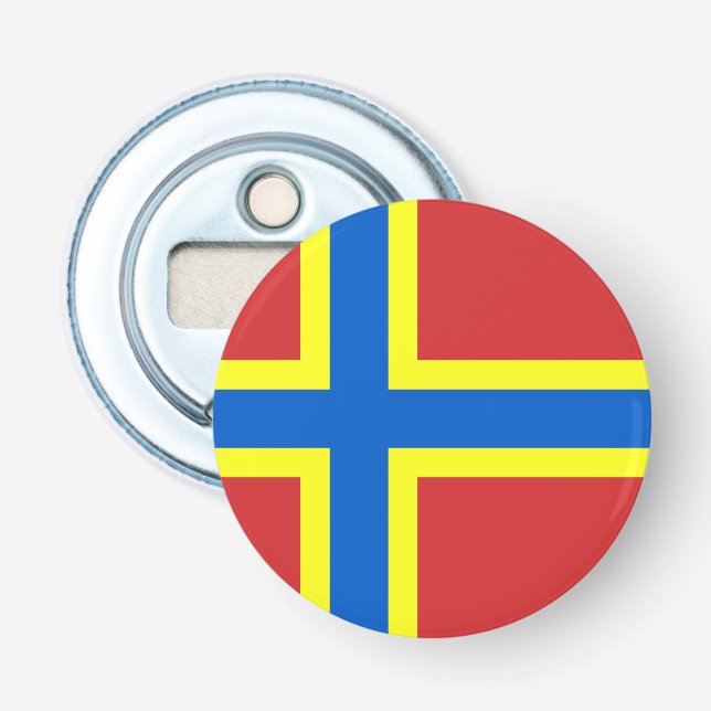 Flagga Orkney Flaska Öppna Flasköppnare (Framsidan)