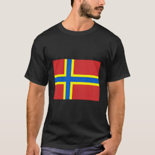 Flagga Orkney Islands Scottish Islands T Shirt