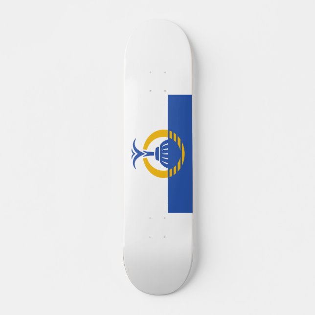 Flagga Orlando, Florida. Mini Skateboard Bräda 18,5 Cm (Framsida)
