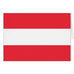 Flagga Österrike Hälsningskort