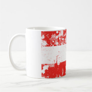 Flagga Österrike Kaffemugg