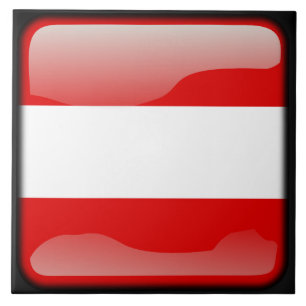 Flagga Österrike Kakelplatta