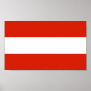 Flagga Österrike Poster