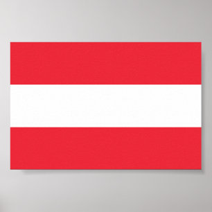 Flagga Österrike Poster