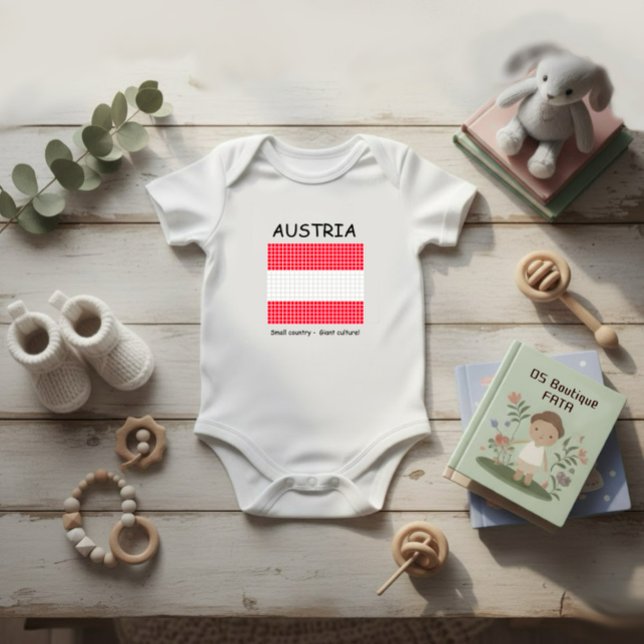 Flagga Österrike T Shirt (Skapare uppladdad)