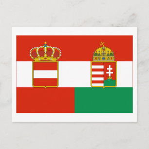 Flagga Österrike-Ungern (1869-1918) Vykort
