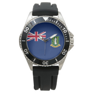Flagga på Brittiska Jungfruöarna (BVI) Armbandsur