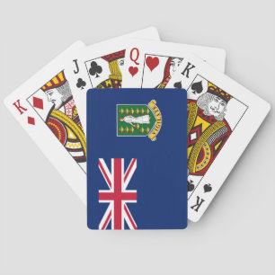 Flagga på Brittiska Jungfruöarna (BVI) Casinokort
