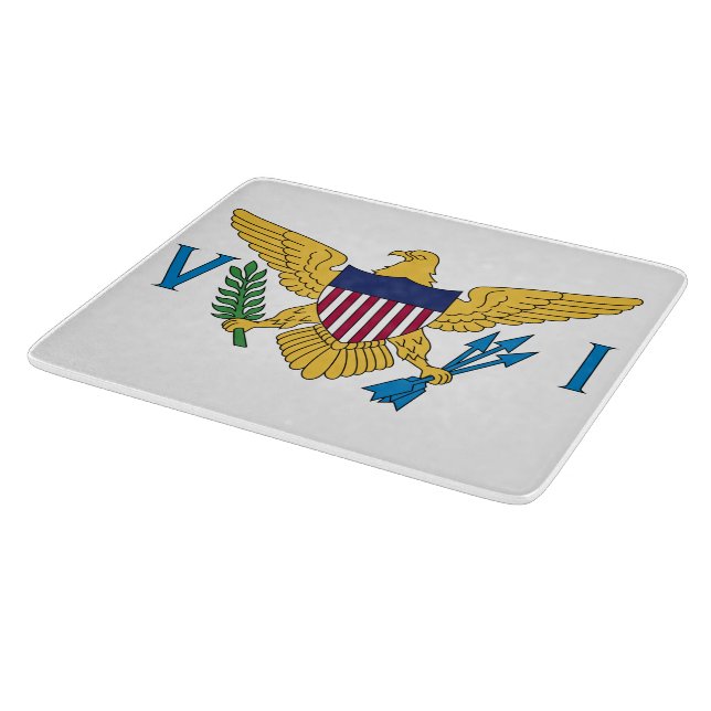 Flagga på Jungfruöarna i Stater (Hörn)