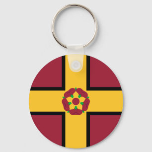 Flagga på Northamptonshire-nyckelring Nyckelring