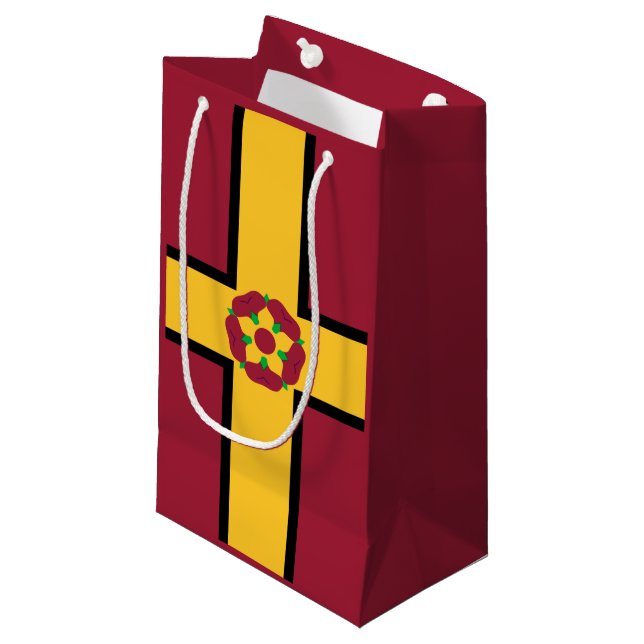 Flagga på Northamptonshire Small Gift Bag (Framsidan Vinklad)