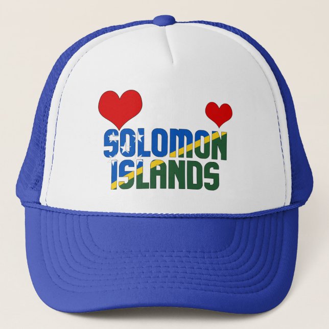 Flagga på Salomonöarna Keps (Framsida)