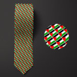Flagga Palestina Mönster Slips<br><div class="desc">Flagga i Palestina Mönster Necktie belyser land färg i från en avstånd genom att använda en smart vinklad design. Vid närmare inspektion visar det sömlösa repeterbara mönster i lilla flaggor på ett estetiskt tilltalande sätt den nationella land-banderollen.</div>