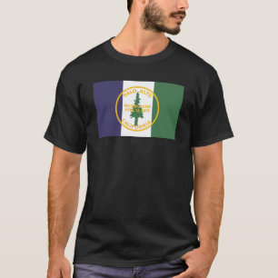 Flagga Palo Alto, Kalifornien T Shirt