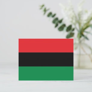 Flagga Pan-African UNIA Kwanzaa, modern Helg Vykort
