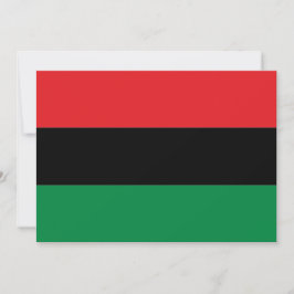 Flagga Pan-African UNIA Kwanzaa, modern Julkort