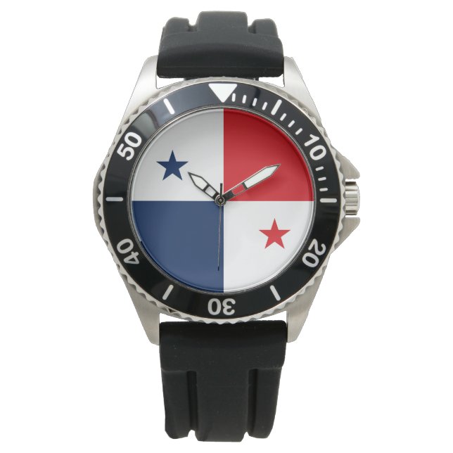 Flagga Panama Armbandsur (Framsida)